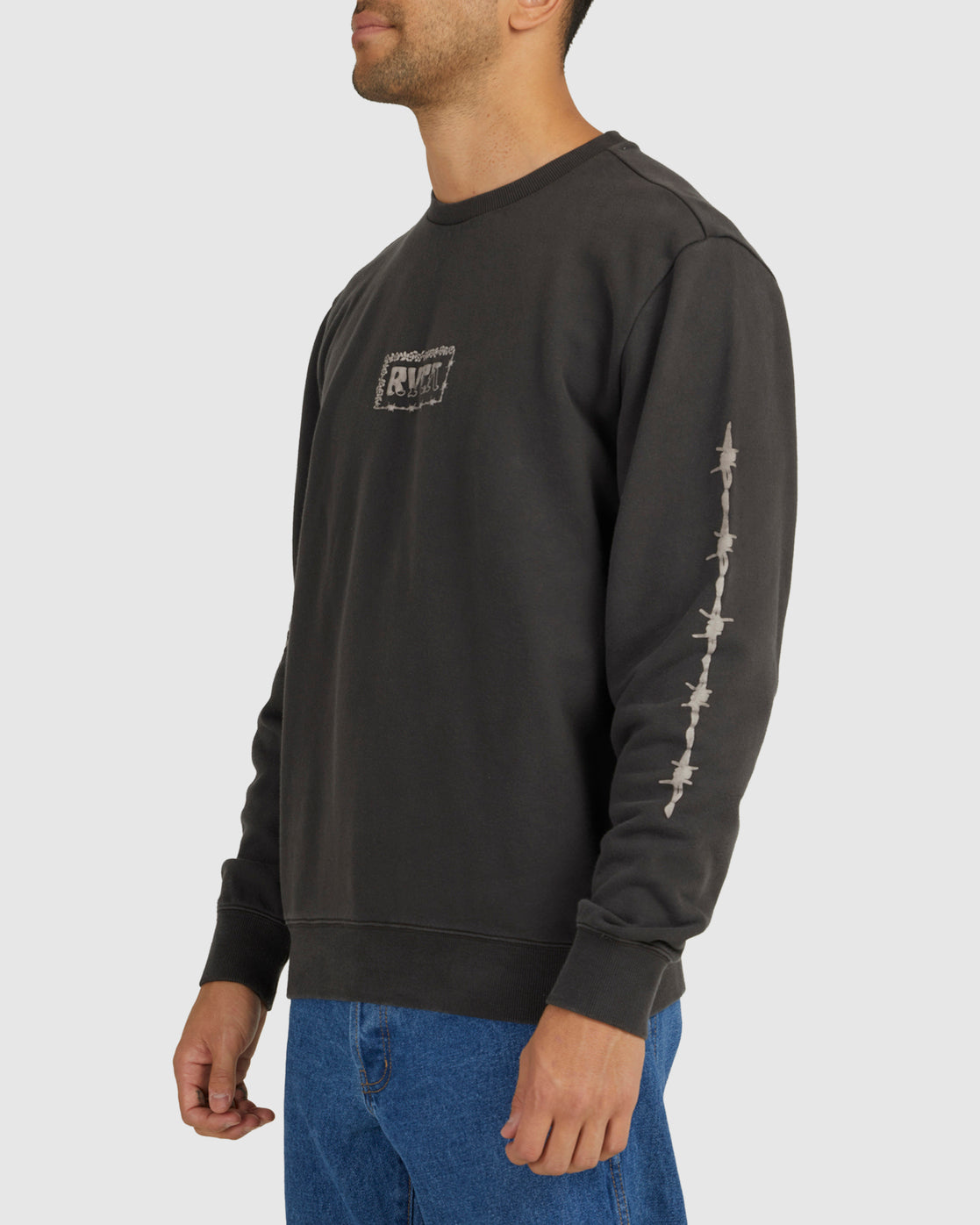 RVCA Men's Pretty Sharp Crew