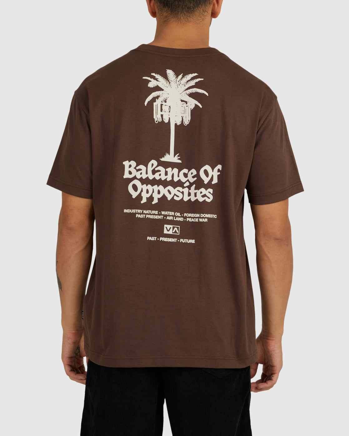 RVCA Mens Radio Palms T-Shirt | Sanbah Australia