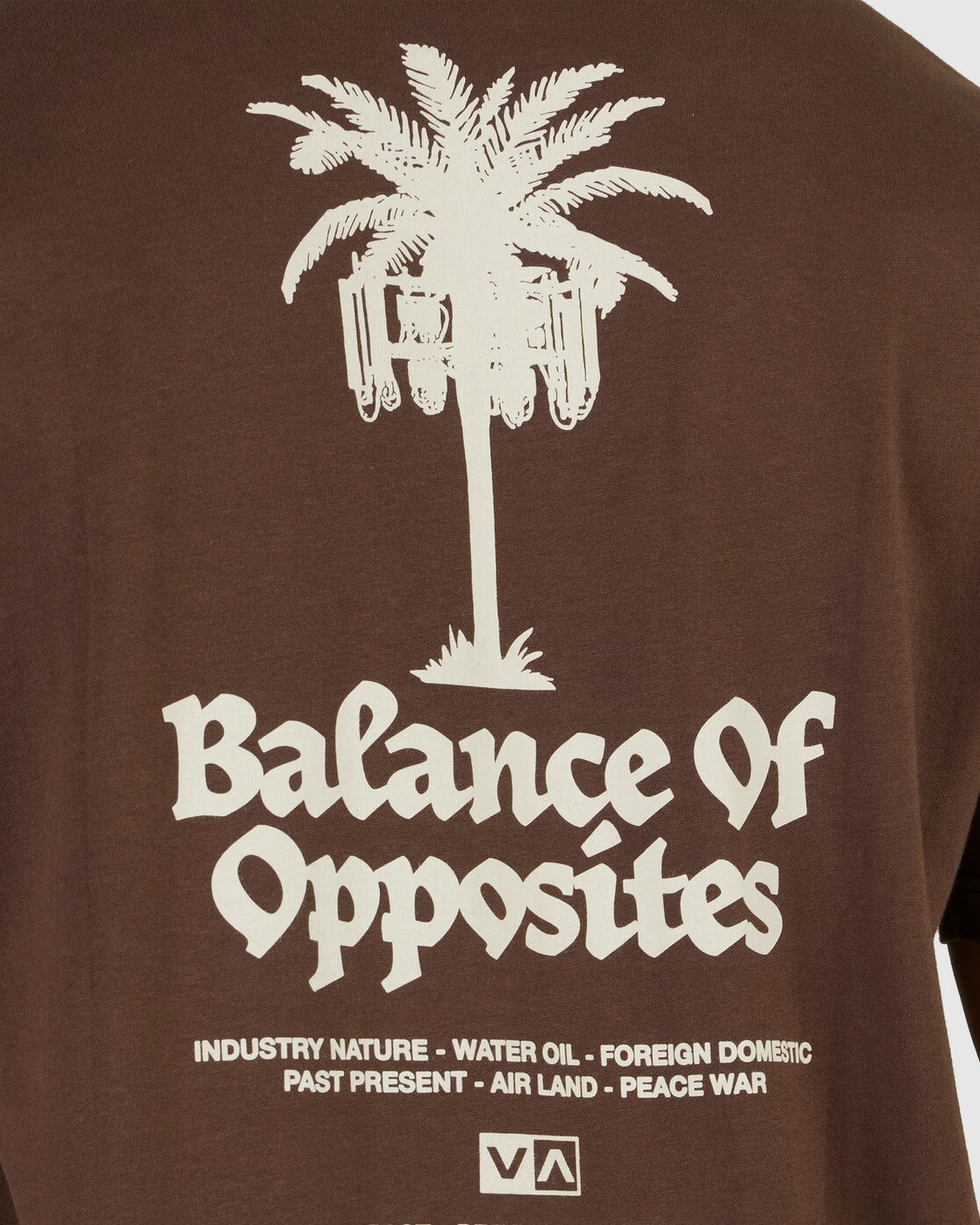 RVCA Mens Radio Palms T-Shirt