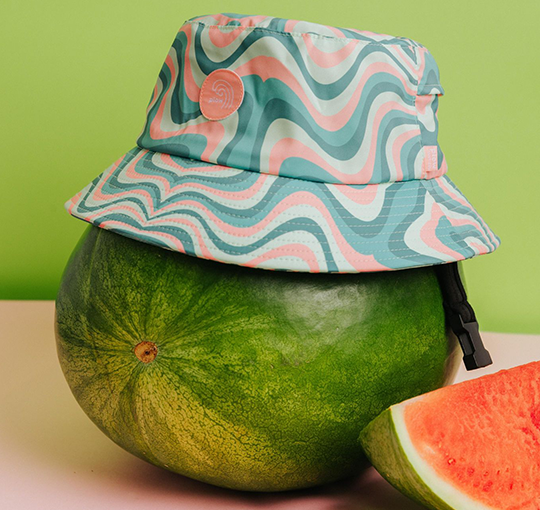Plow Surf Co Wavy Watermelon Surf Hat