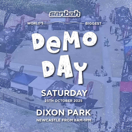 We’re back for 2025! The Sanbah Surf “WORLDS BIGGEST DEMO DAY” is on! Saturday the 25th of October 2025 at DIXON PARK BEACH – Newcastle.
