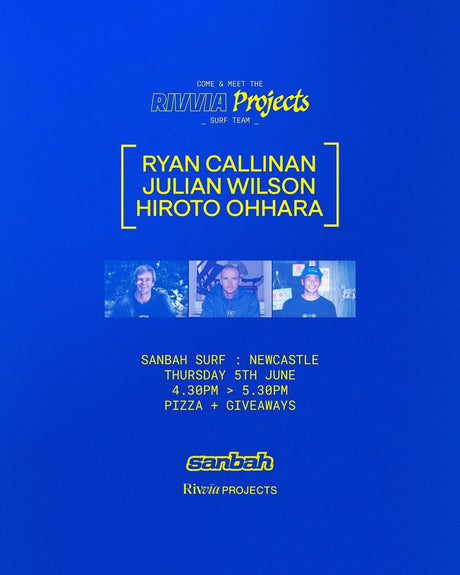 Meet Julian Wilson, Ryan Callinan & Hiroto Ohhara this Thursday June 05!