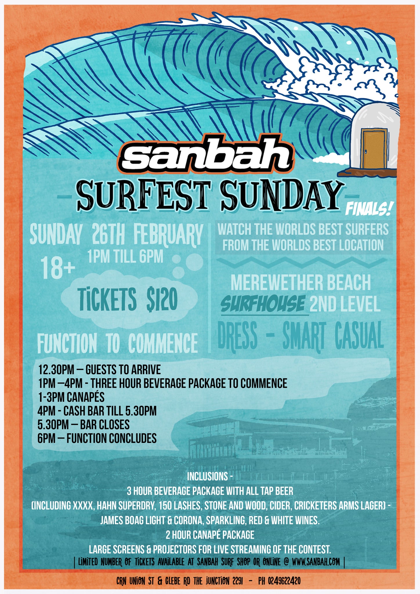SANBAH SURFEST SUNDAY - BUY TICKETS