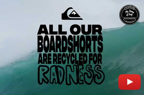 Boardshorts from Plastic Bottles - Recycled for Radness - Instore now!