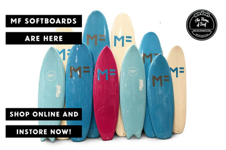 Mick Fanning MF Softboards are here! Shop online or in-store now! All models & sizes.