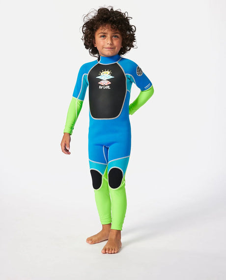 Rip Curl Groms Omega Back Zip Easy ON/OFF Wetsuit