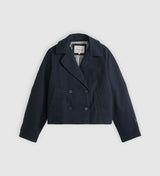 Levi's Womens Bree Cropped Swing Trench Jacket