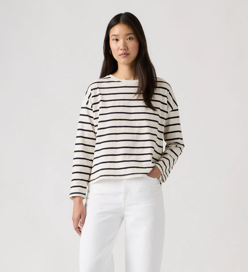 Levi's Womens Julie Slub Long-Sleeve Tee