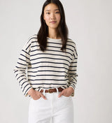 Levi's Womens Julie Slub Long-Sleeve Tee