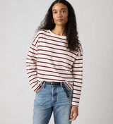Levi's Womens Julie Slub Long-Sleeve Tee