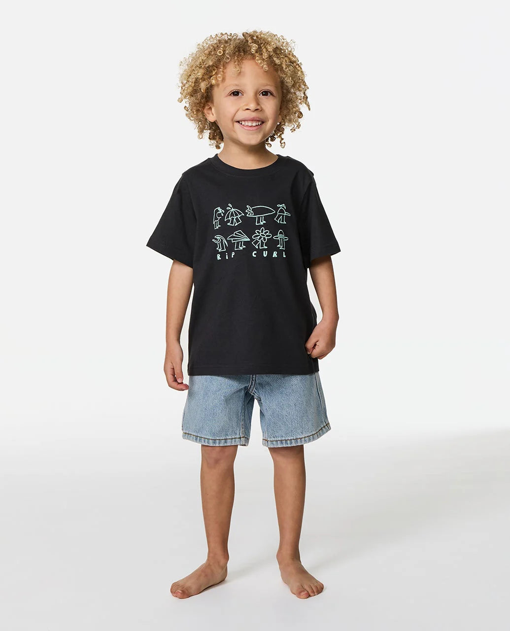 Rip Curl Kids Surf Check Lwa Tee