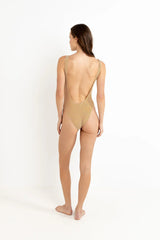 Rhythm Cove Stripe Scoop Neck One Piece