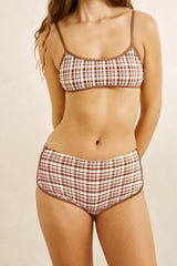 Rhythm London Check Boyleg Pant