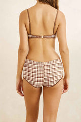 Rhythm London Check Crop Top