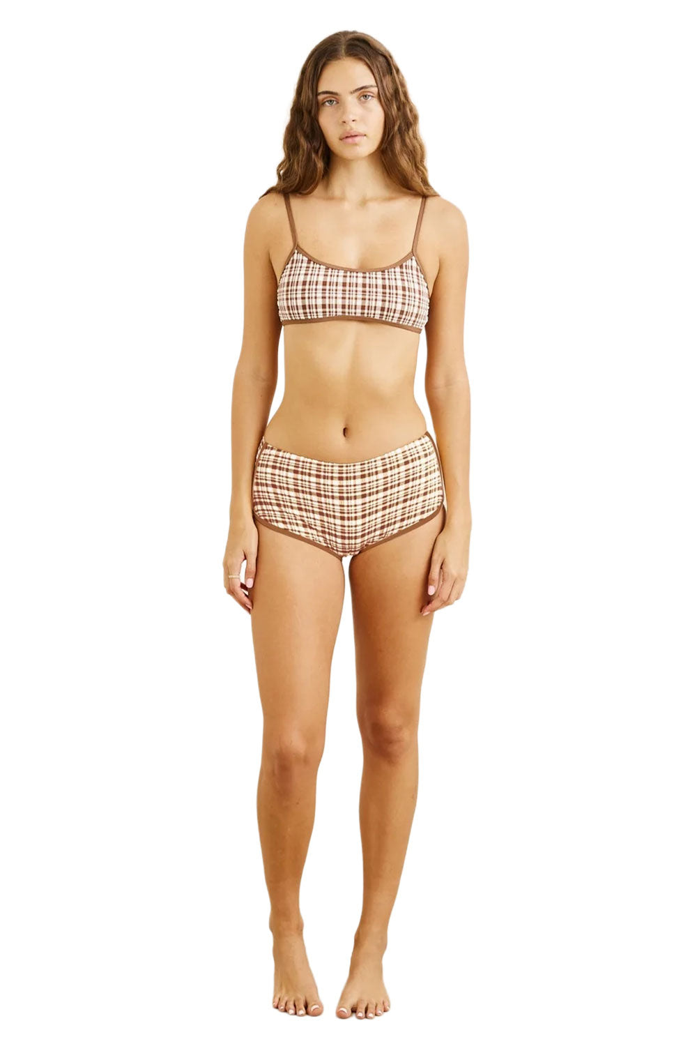 Rhythm London Check Boyleg Pant