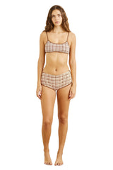 Rhythm London Check Boyleg Pant