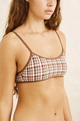 Rhythm London Check Crop Top