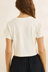 Rhythm Georgia Floral Crop Crew Tee