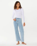 Rip Curl Womens Classic Ribbed Long Sleeve Tee