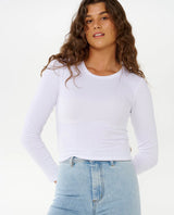 Rip Curl Womens Classic Ribbed Long Sleeve Tee