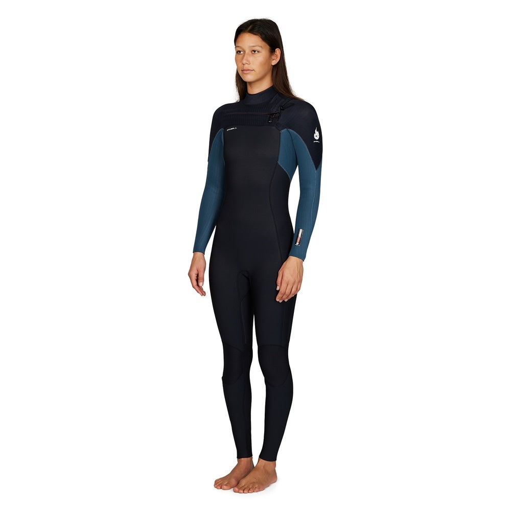 O'Neill Womens HyperFire 3/2mm Chest Zip Steamer