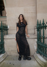 Afends Poet Lace Maxi Dress