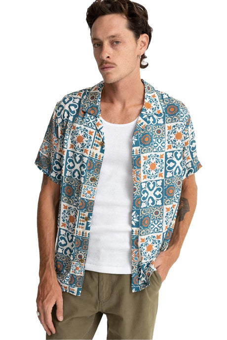 Rhythm Mens Tile S/S Shirt