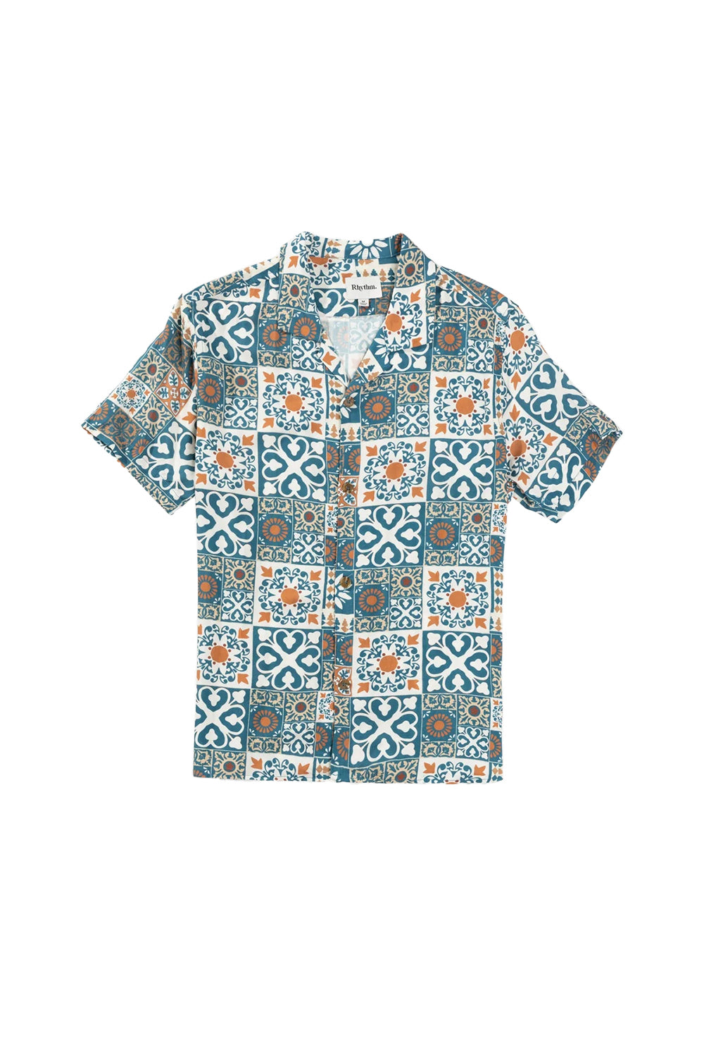 Rhythm Mens Tile S/S Shirt