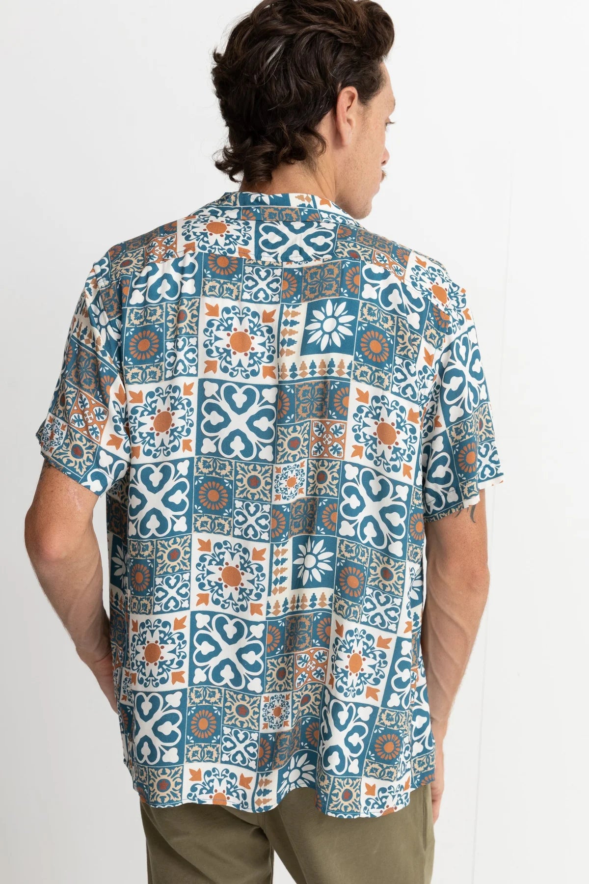 Rhythm Mens Tile S/S Shirt