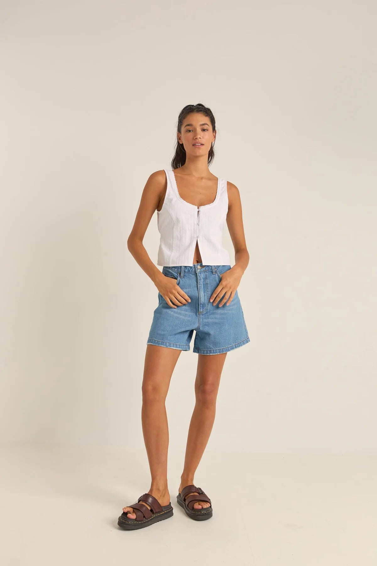 Rhythm Womens Escape Denim Short