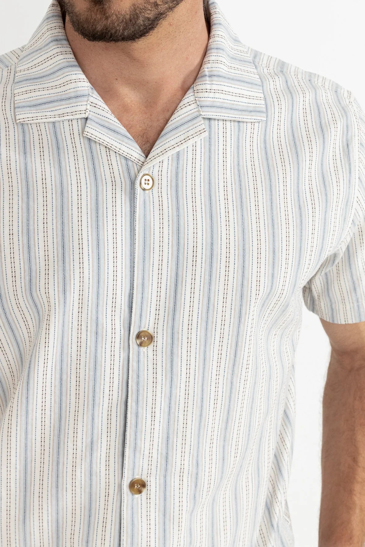 Rhythm Vacation Stripe S/S Shirt