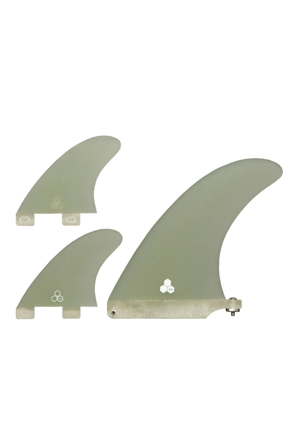 Channel Islands CI Mid 2+1 Single Fin + Side Bytes Set