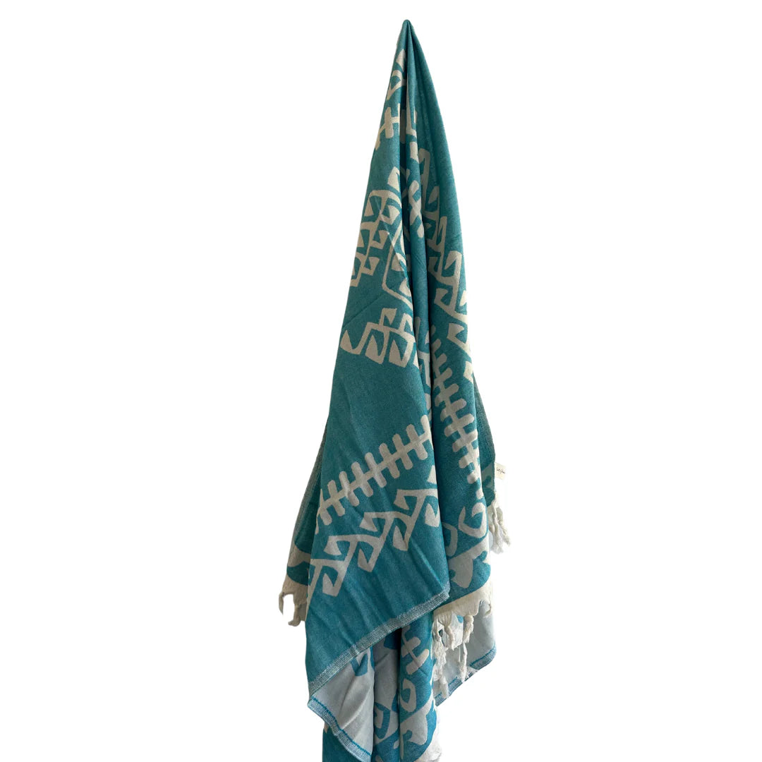 Salty Shadows Aztec Turkish Towel