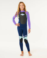 Rip Curl Kids Omega 3/2mm Back Zip Steamer