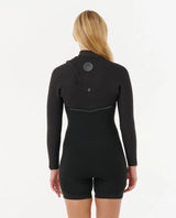 Rip Curl Womens E-Bomb 2mm Long Sleeve Zip Free Springsuit Wetsuit