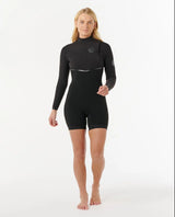 Rip Curl Womens E-Bomb 2mm Long Sleeve Zip Free Springsuit Wetsuit