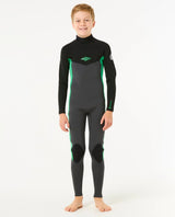Rip Curl Kids Dawn Patrol 3/2 Back Zip Steamer Wetsit