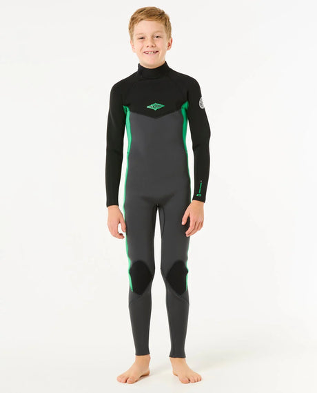 Rip Curl Kids Dawn Patrol 3/2 Back Zip Steamer Wetsit