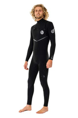 Rip Curl Mens E7 E-Bomb 3/2 Chest Zip Steamer