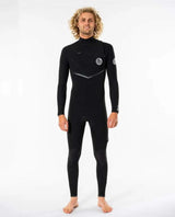 Rip Curl Mens E7 E-Bomb 3/2 Chest Zip Steamer