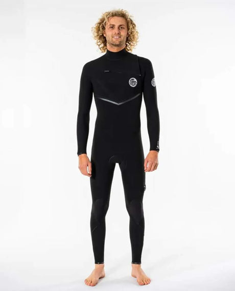 Rip Curl Mens E7 E-Bomb 3/2 Chest Zip Steamer