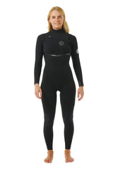 Rip Curl Womens E-Bomb 4/3 Chest Zip Steamer