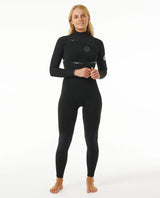 Rip Curl Womens E-Bomb 4/3 Chest Zip Steamer