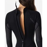 O'Neill Womens 2mm Bahia Back Zip Long Sleeve Boyleg Springsuit