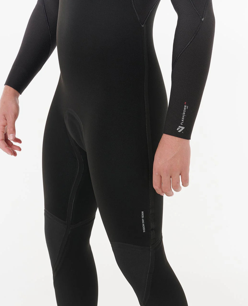 Rip Curl Flashbomb Pro Zip Free 3/2mm Black Steamer