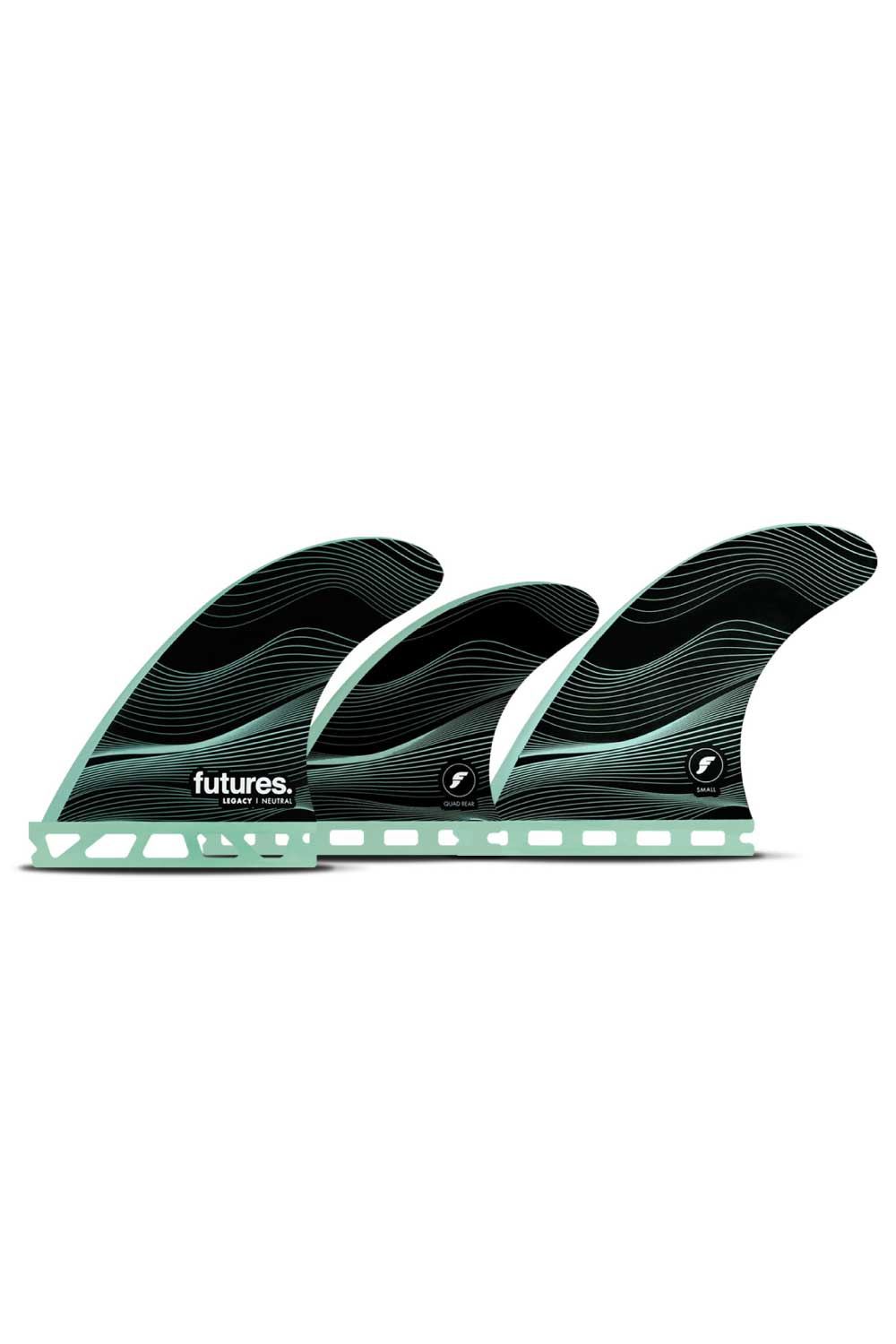 Futures F4 Tri Quad Fin Set - Green