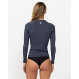 O'Neill Womens HyperFreak Skins Long Sleeve Rash Vest
