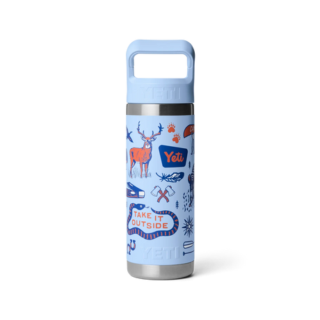 YETI Rambler 18oz (532 ml) Straw Bottle - Summer Camp