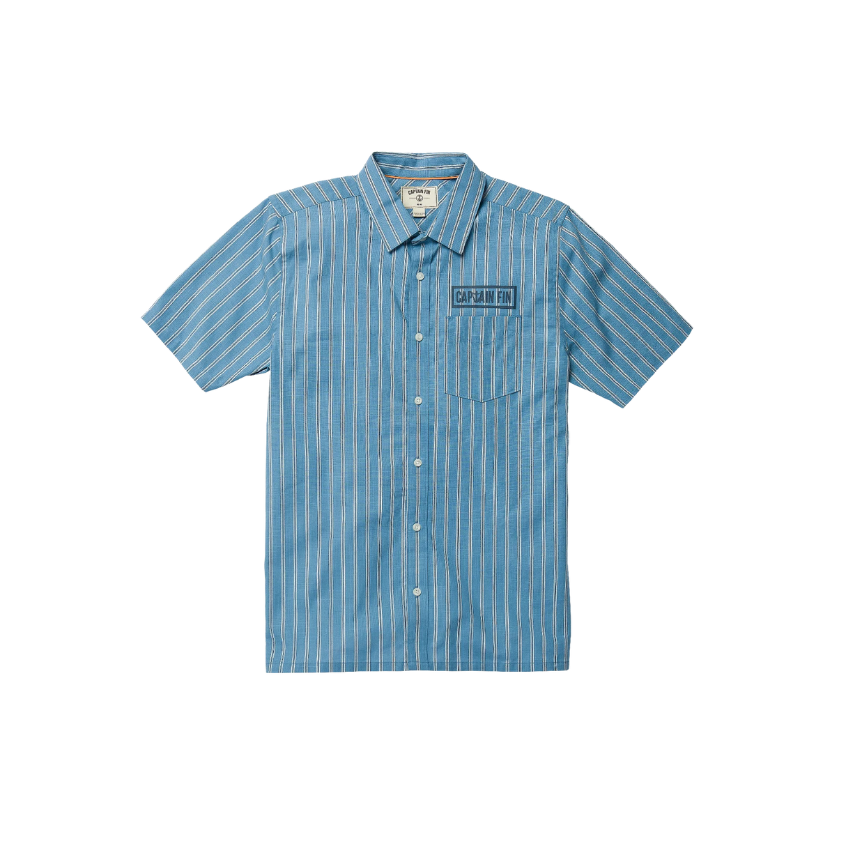 Captain Fin Co Mens Bait Barge Short Sleeve Shirt