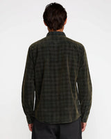 RVCA Mens Artifice Cord Long Sleeve Shirt